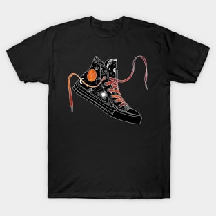 Leo high tops - Space laces T-Shirt